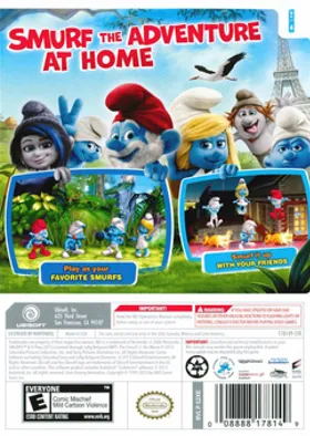 The Smurfs 2 box cover back